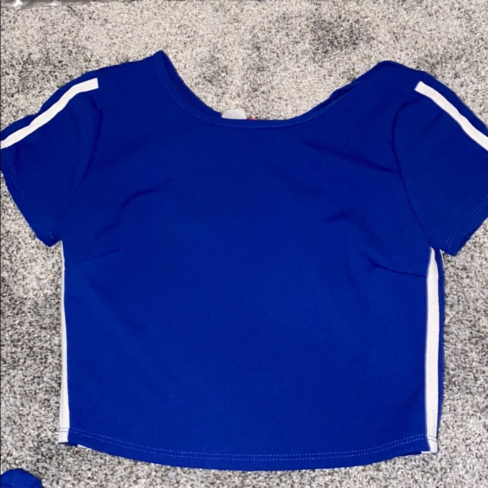 Blue two piece set